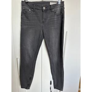 Pistola Women's Black Zippered Ankle Hem Skinny Denim Jeans, Size 28, EUC